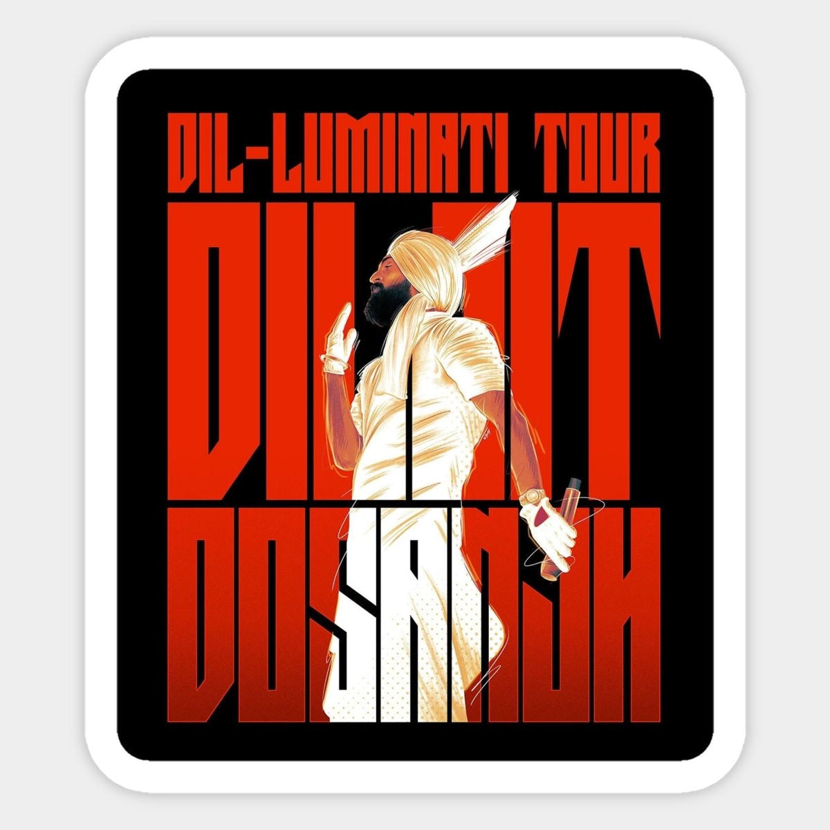 1*Diljit Dosanjh T shirts 2024( Dil -Luminati)