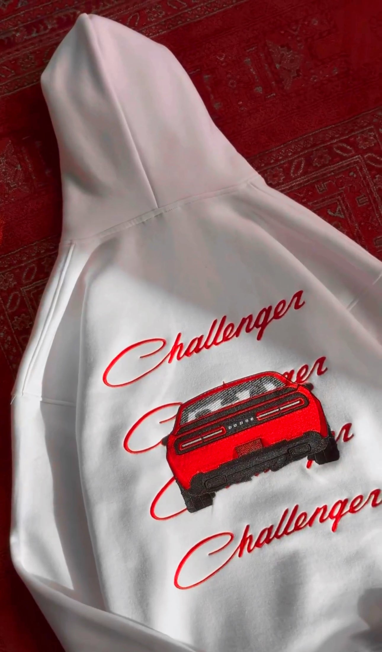 Challenger Embroidered hoodies