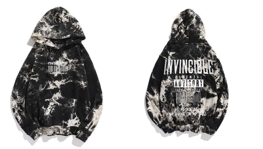 Invincible Hoodies | INVINCIBLE COLOURFULL acid washed cotton hoodies